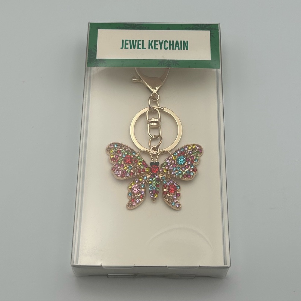 *New* Butterfly Jewel Keychain/Bag Charm (Multicolor)